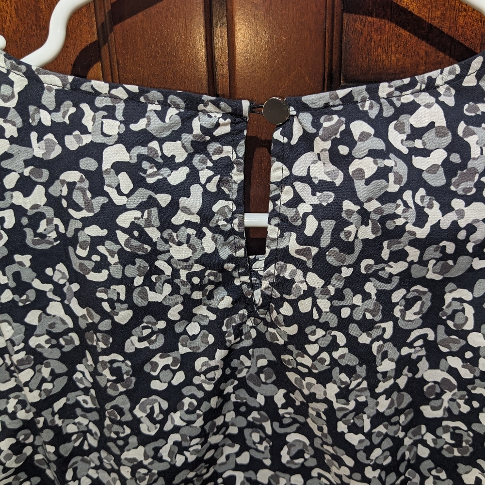 Talbots Top / Talbots Abstract Leopard Print - image 5